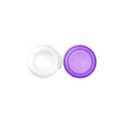 CL Lens Case (Purple-Clear)