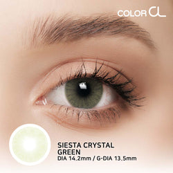 FRCOLOR 3pcs Leaf Crystal Headband Green Contacts for Eyes Green